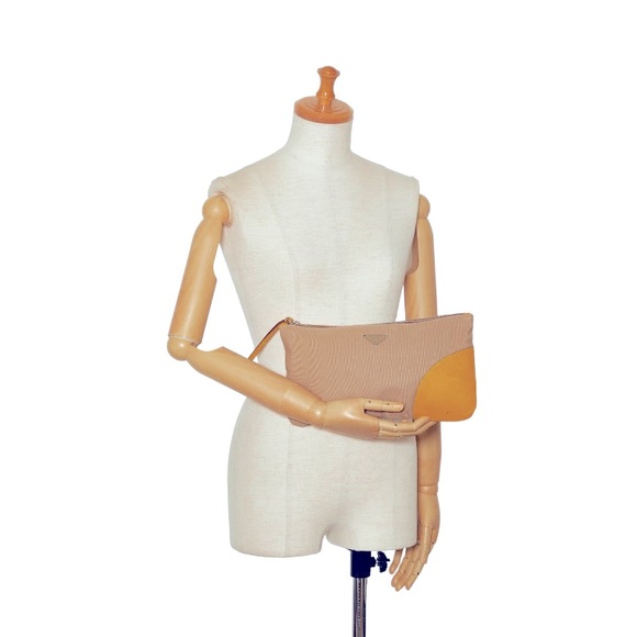 2010s Prada Canvas Clutch - Picture 3 of 12